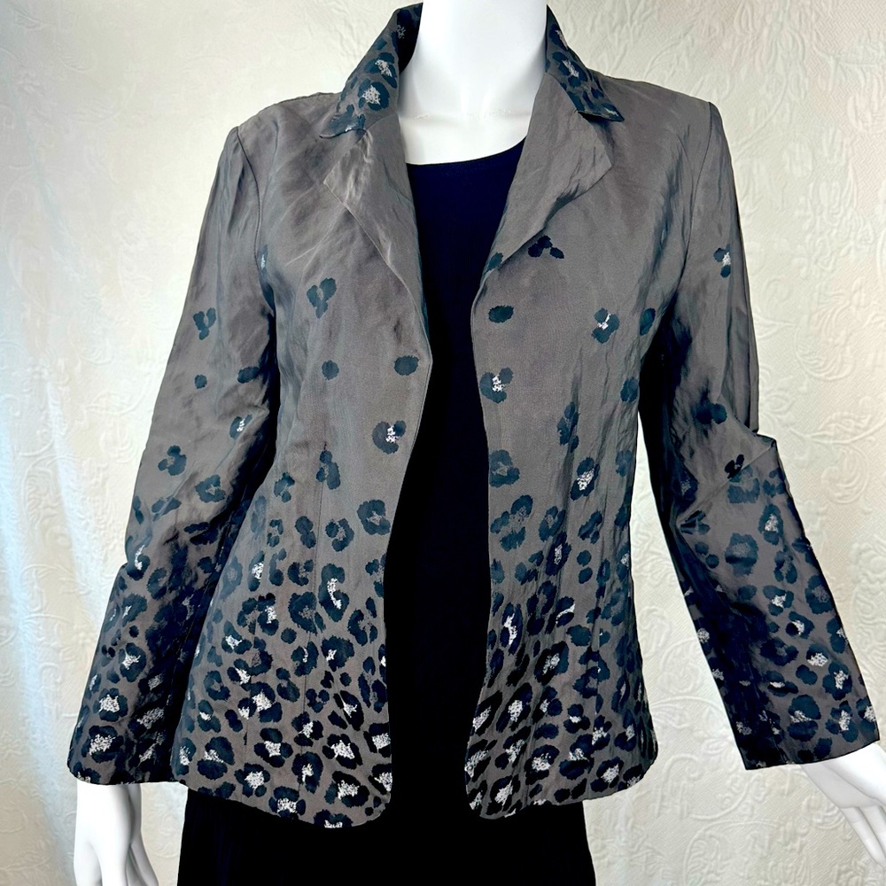 Zonda Nellis Leopard Blazer